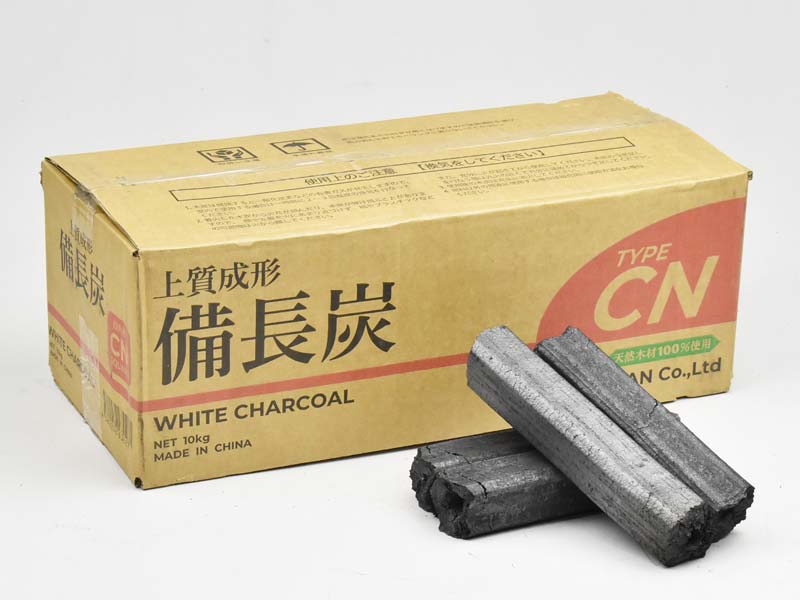 オガ備長炭（赤／中国産）10kg×2箱セット | 業務用備長炭・オガ炭