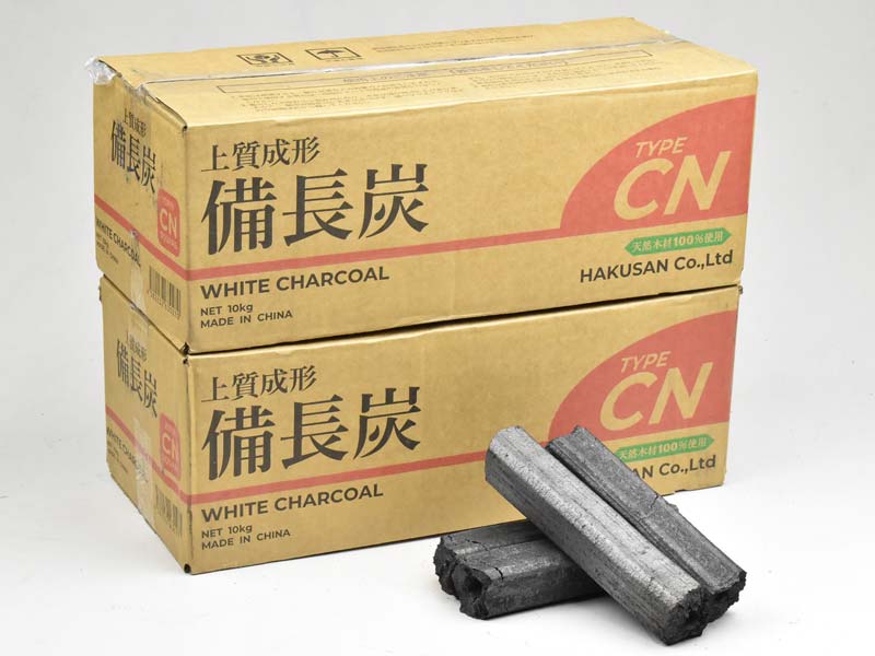 オガ備長炭（赤／中国産）10kg×2箱セット | 業務用備長炭・オガ炭 